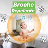 Kit Broche Repelente 4 Unidades Bebe Infantil Anti Picadas
