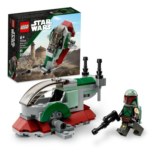 Lego Star Wars Nave Estelar De Boba Fett 75344 85 Piezas
