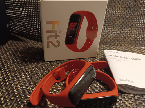 2 Relojes Samsung Galaxy Fit 2 C/malla Roja Es 