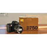 Body Nikon D750 + Lente Nikon 24-85mm