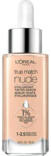 Base De Maquiagem Em Sérum L'oréal Paris True Match Tinted Serum Hyaluronic Tinted Serum Tom Rosy Light 1-2.5  -  30ml 30g