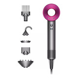 Secador De Pelo Hair Dryer Dyson Supersonic Iron Y Fuccsia 