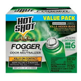 6 Pack Hot Shot Fogger Mata Cucarachas Insectos 330gramos