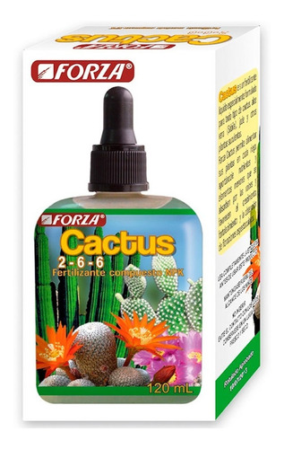 Fertilizante Para Cactus Y Suculentas 120 Ml Fercon