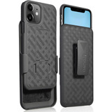 Funda Delgada Con Clip De Cinturón Para iPhone 11 (negro)