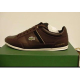 Tenis Chaymon Lacoste Café Oscuro 25.5mx