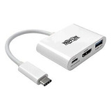 Tripp Lite Usb-c To Hdmi External Video Adapter With Usb Vvc