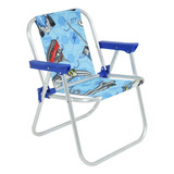 Cadeira De Praia Piscina Infantil Hot Wheels Belfix Cor Azul