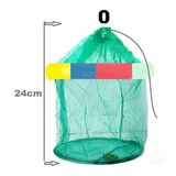 Viveiro Pesca De Nylon Com Boia Flutuante 25cm