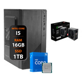 Pc Computador Intel Core I5 3°ger 16gb 500w Ssd 1tb 