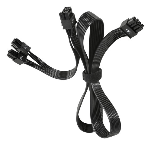 Certusfun Cable De Cpu Para Corsair, 70cm 8 Pin A 8 & 4+4 Pi