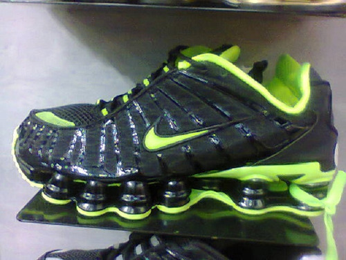 Tenis Nike Shox Tlx Retro Preto E Verde Nº41 Original!!!!