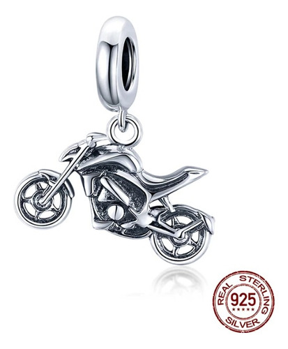 Charm Motocicleta Plata 925