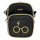 Bolsa De Ombro Harry Potter Raio Shoulder Bag Preta Warner B