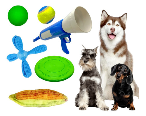 Kit De 5 Juguetes Para Perros Chillones Para Mascotas