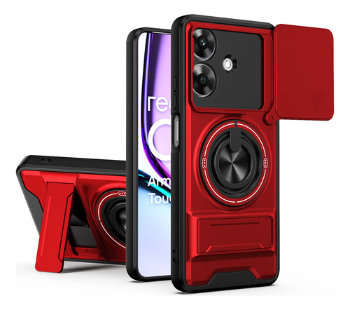 Funda Para Realme Note 60 /realme Note 60x Uso Rudo Soporte Case