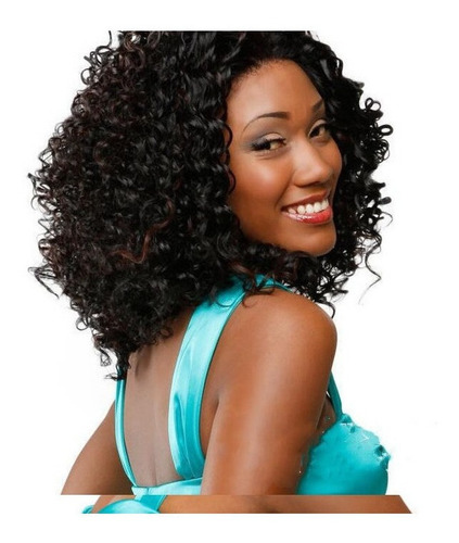 Peluca Afro Rizada Corta Para Mujer