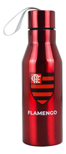 Garrafa De Inox Time Flamengo Licenciado 600 Ml