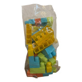 Super Blocks 43u Bloques Grande Plástico Juguete Niños-usado