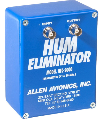Eliminador De Hum Vídeo Allen Avionics Hec-200