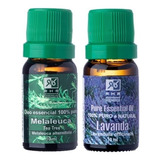 Kit Óleos Essenciais De Melaleuca E Lavanda 100% Puro - Rhr