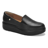 Zapato Flat Andrea Mujer Plataforma Negro 3285640