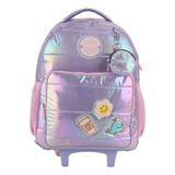 Mochila Carro Trendy Nena Carrito Ruedas Escolar Reforzada