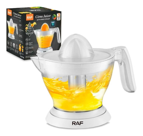 Exprimidor De Cítricos Naranjas Eléctrico Raf R617w 1,5 Lts