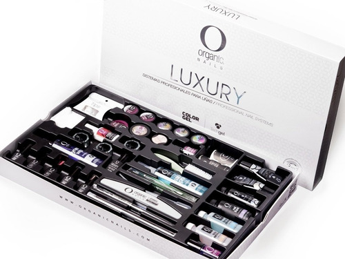 Kit Luxury Organic Nails Uñas+efecto Espejo+envio Full