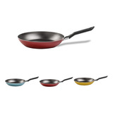 Panela Frigideira Antiaderente Wok Cozinha 22cm 1,2l Brinox Cor Vermelha