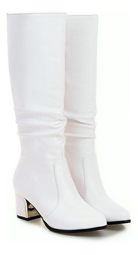 Botas Largas Para Mujer, Talla L, De Tacón Alto, Informales,