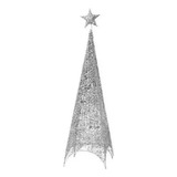 Árbol De Navidad Forma Pirámide Con Luces Led