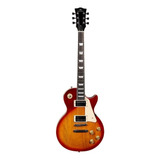 Guitarra Elétrica Michael Lp Michael Strike Gm730n De  Tília Cherry Sunburst Com Diapasão De Blackwood