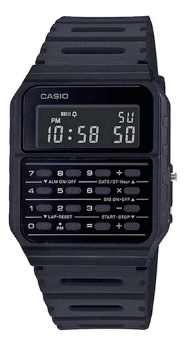 Casio Ca-53wf-1b Calculadora Negro Reloj Para Hombre New Cla