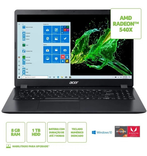 Notebook Acer A315-42g-r6fz / Amd Ryzen 5 3500u