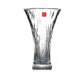 Vaso Cristal Vidro Diamonds Alto Boca Larga Decoração Sala