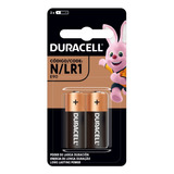 Pack 2 Pilas Duracell Alcalina N Lr1 E90 1.5v 