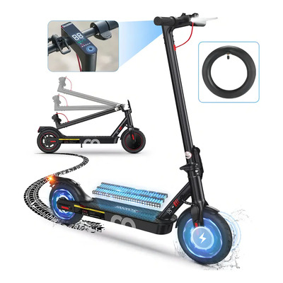 Iscooter I8 Patin Plegable I8 30km\u002Fh 8.5'' Neumático Motor 500w Scooter Electrico Getgo Con Iluminación Led Con Pantalla Lcd Iscooter Color Blanco Negro Iscooter | Envío gratis