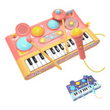 Piano Juguete Teclado Musical Infantil Microfono Batería 