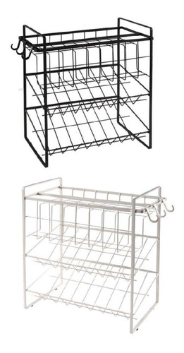 3 Niveles Organizador De Cocina Con Soporte Botella/especier