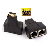 Extensor Hdmi A Ethernet Adaptador Rj45 4k Cat5-e/6 1080p