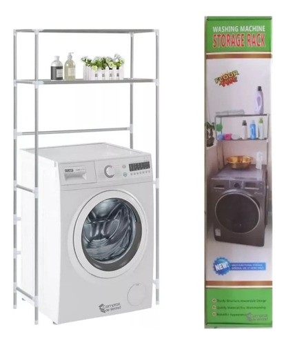 Estante Organizador De Baño Lavadora Soporte Almacenamiento