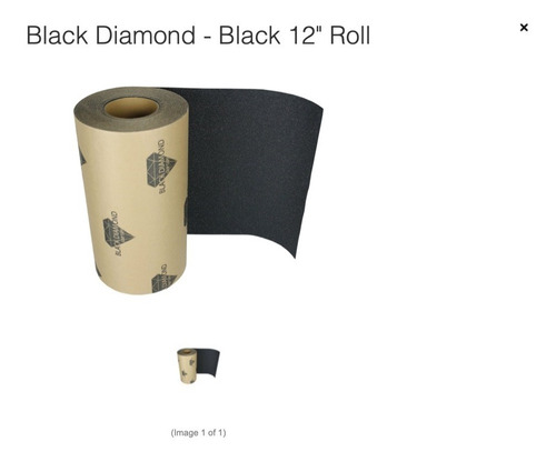 Lija Para Skate Black Diamond 1mt X 30,48cm Openboxstore
