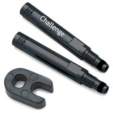 Válvulas Extensión Challenge Negra 31.5mm Core Remove + Tool