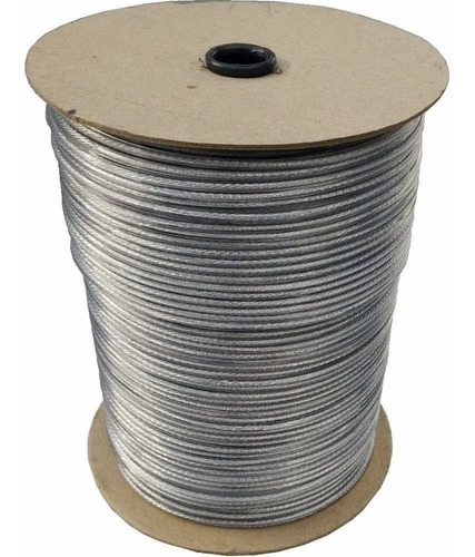 300m Cable Acero Forrado Pvc Cristal - Tendedero Tender Ropa - Resiste Lluvia Y Sol - Hay Stock