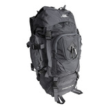 Morral Maleta Mochila Camping 85 Litros Impermeable Negro