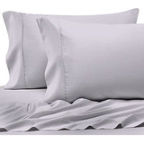 Fundas Para Almohada Queen De Algodon 400 Hilo Gris Violeta