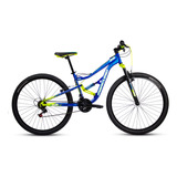 Mercurio Bicicleta Ds Kaizer 29 , Azul/negro/verde, Acero,