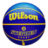 Bola Basquete Wilson Player Icon Stephen Curry Nba Azul