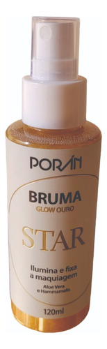 Bruma Glow Ouro Ilumina E Fixa A Maquiagem 120ml 